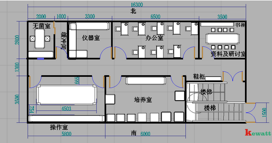 無菌實驗室平面設計圖